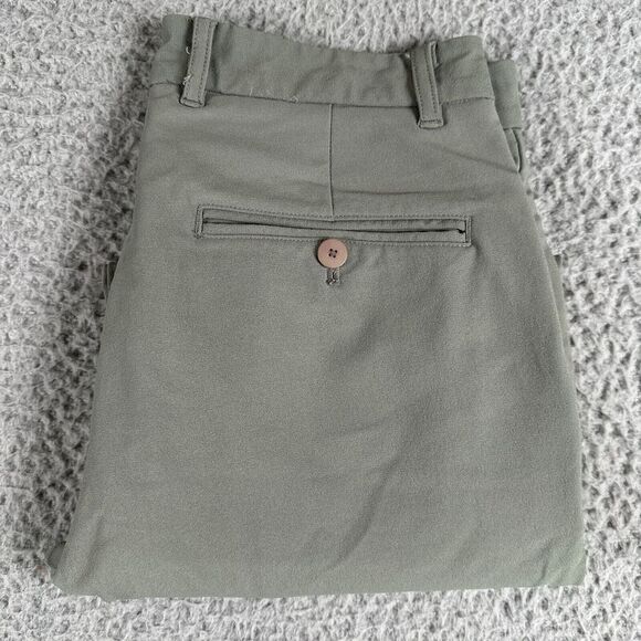 Proof NY Original Nomad Pants Mens 30 Green Made in NYC Swiss Fabric Performance